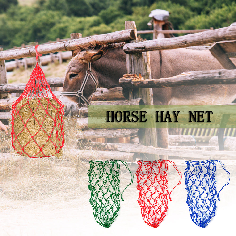 Donkey Feeding Bag,  Slow Feeder Hay Net, Equestrian Feeding Supply